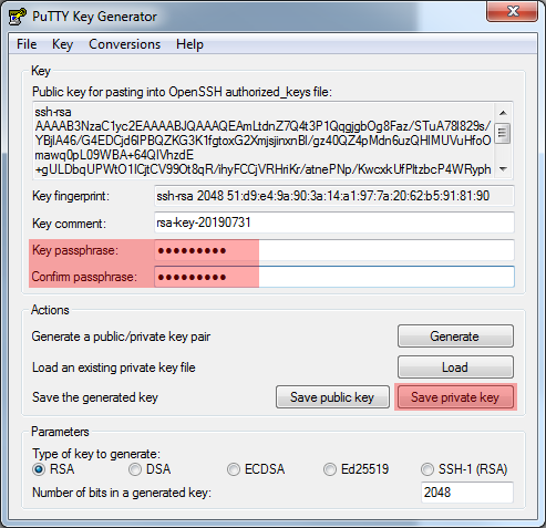 Dateiverwaltung - Verbindung mit PuTTY aufbauen (Public-Key-Verfahren), Bild 4