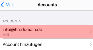 iOS Mail - SMTP-Authentifizierung aktivieren, Bild 4