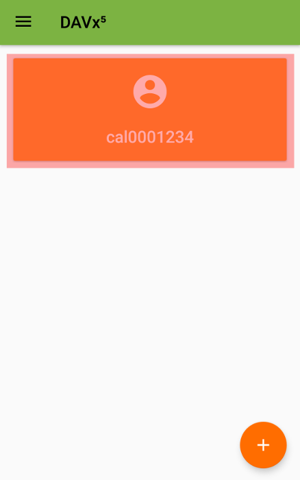 CalDAV - Kalenderfunktion - Android DAVx5 (DAVdroid), Bild 4