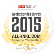 Webhoster des Jahres 2015 - Platz 3