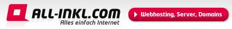 Logo von ALL-INKL.COM - Webhosting Server Hosting Domain Provider