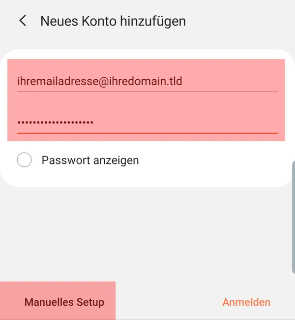 Samsung Galaxy S10 - E-Mail-Konto (IMAP) einrichten, Bild 2