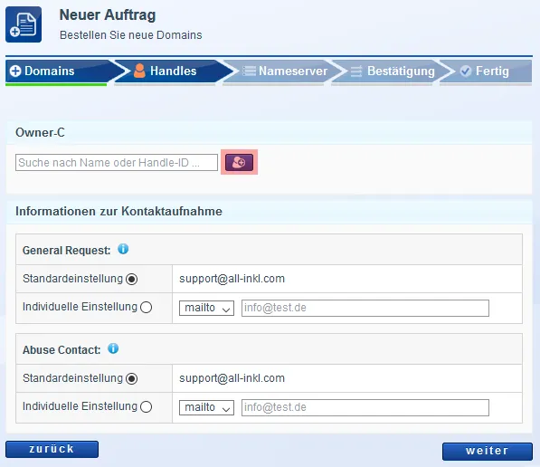 Domain bestellen - Providerwechsel (KK), Bild 3