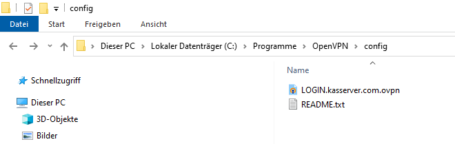Datenbank verwalten - Verbindung per VPN zur Datenbank, Bild 1