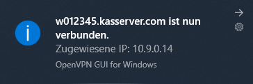 Datenbank verwalten - Verbindung per VPN zur Datenbank, Bild 3