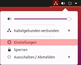 Einbindung als Netzlaufwerk - Netzlaufwerk über VPN verbinden - Ubuntu Gnome, Bild 1