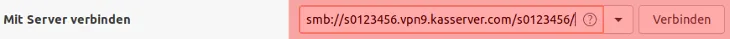 Einbindung als Netzlaufwerk - Netzlaufwerk über VPN verbinden - Ubuntu Gnome, Bild 9