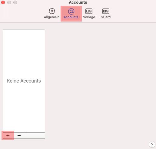 CardDAV - Synchronisierung von Kontakten - macOS, Bild 2