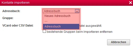 ALL-INKL.COM WebMail - Importieren von Kontakten aus CSV-Datei, Bild 3