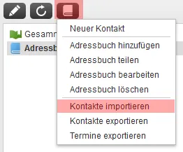 ALL-INKL.COM WebMail - Importieren von Kontakten aus CSV-Datei, Bild 2