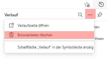 Microsoft Edge - Cache und Cookies leeren, Bild 2