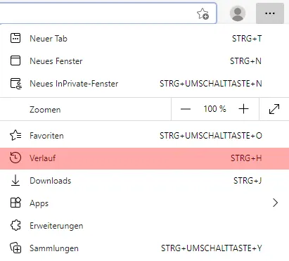 Microsoft Edge - Cache und Cookies leeren, Bild 1