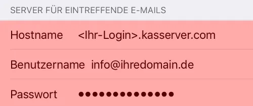 E-Mail Postfach anlegen 31 iOS Mail - E-Mail-Konto einrichten, Bild 8