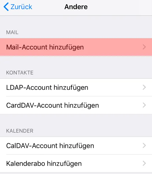 E-Mail Postfach anlegen 28 iOS Mail - E-Mail-Konto einrichten, Bild 5