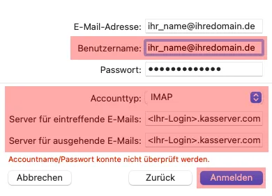 E-Mail Postfach anlegen 22 macOS Mail - E-Mail-Konto einrichten, Bild 7