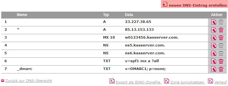 DNS-Werkzeuge - Domain mit Shopify verbinden, Bild 3