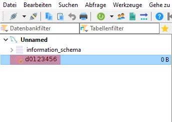 HeidiSQL - Datenbank einspielen / importieren, Bild 1