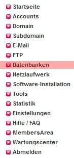 Datenbank verwalten - Datenbank löschen, Bild 1