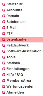 Datenbank verwalten - Datenbank anlegen, Bild 1
