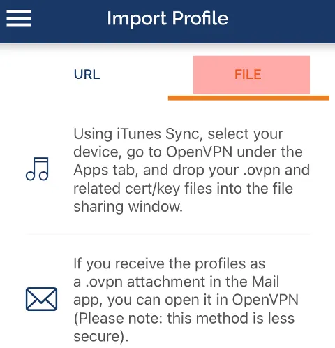 Einbindung als Netzlaufwerk - Netzlaufwerk über VPN verbinden - iOS, Bild 2