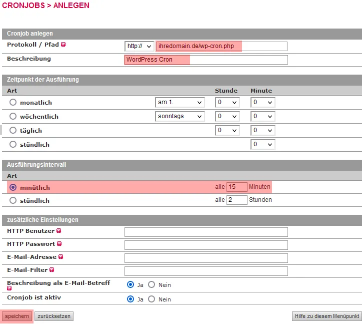 WordPress - Deaktivierung von WP-Cron, Bild 7