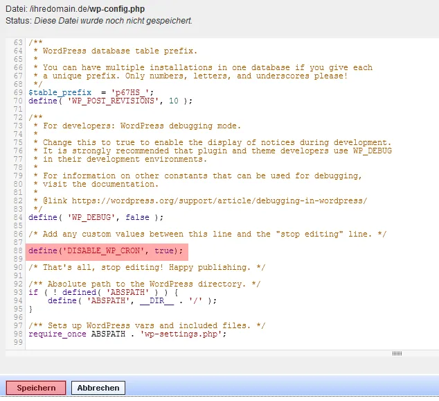 WordPress - Deaktivierung von WP-Cron, Bild 4