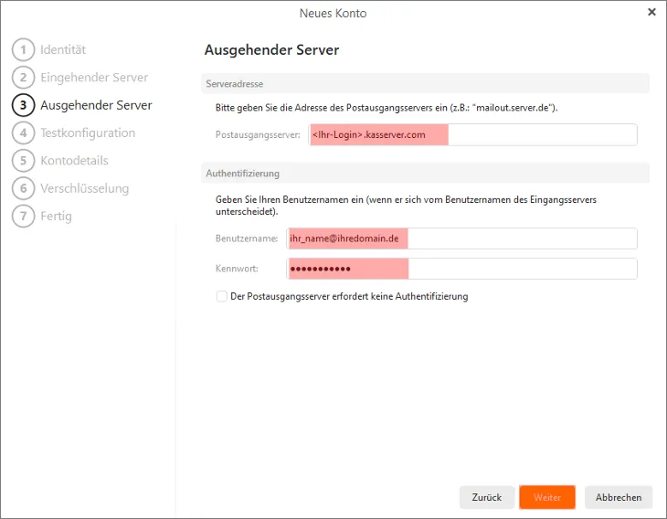 eM Client - E-Mail-Konto einrichten, Bild 5