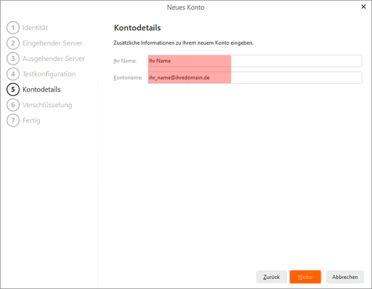 eM Client - E-Mail-Konto einrichten, Bild 7