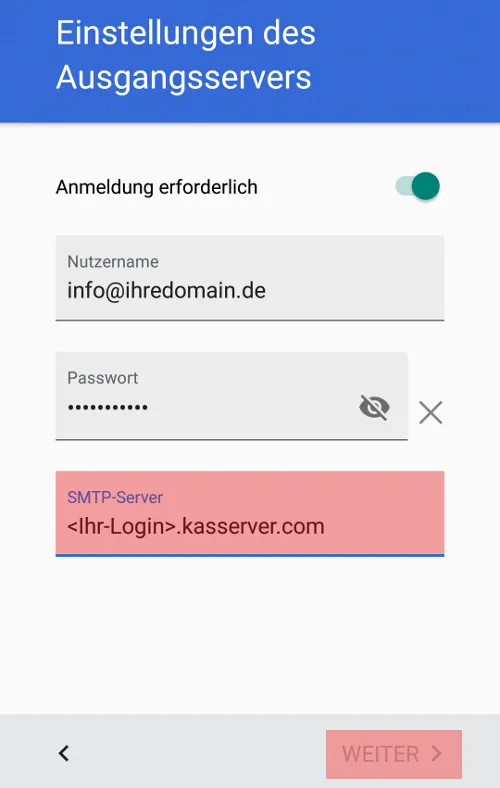 Gmail App - E-Mail-Konto einrichten, Bild 7