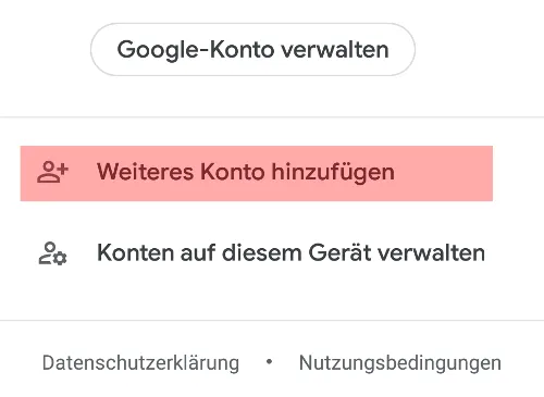 Gmail App - E-Mail-Konto einrichten, Bild 1