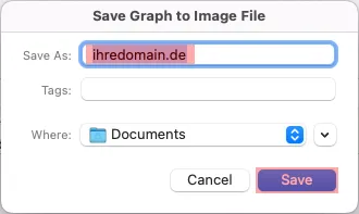 Routenverfolgung zu Domain per Tracert testen - Routenverfolgung mit PingPlotter (macOS), Bild 7