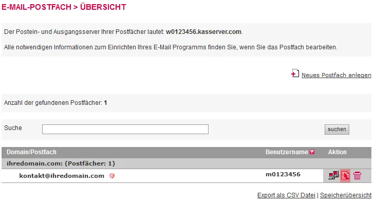 Mail-Adresse, Autoresponder, Weiterleitung - Autoresponder anlegen, Bild 3