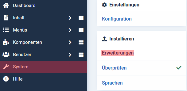 Joomla! 4 - Übertragung von Joomla!, Bild 2