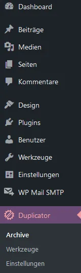 Übertragung der Inhalte - Übertragung von WordPress, Bild 5