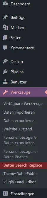 WordPress - Änderung der Domain, Bild 6