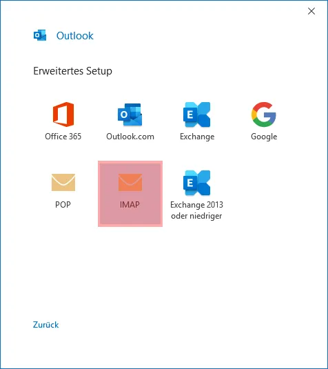 E-Mail Postfach anlegen 4 Outlook - 2019 / 2021 / 365, Bild 4