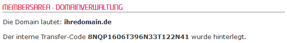 so funktioniert ein interner Wechsel - Freigabe der Domain, Bild 6