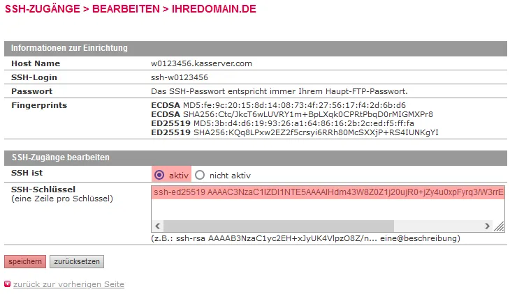 WinSCP - Verbindung per SFTP (Public-Key-Verfahren), Bild 10