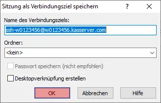 WinSCP - Verbindung per SFTP (Public-Key-Verfahren), Bild 13