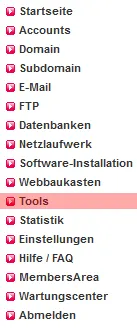 Übertragung der Inhalte - Übertragung Datenbank, Bild 1