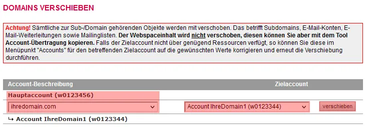 Accountübertragung - Accountverschiebung, Bild 11