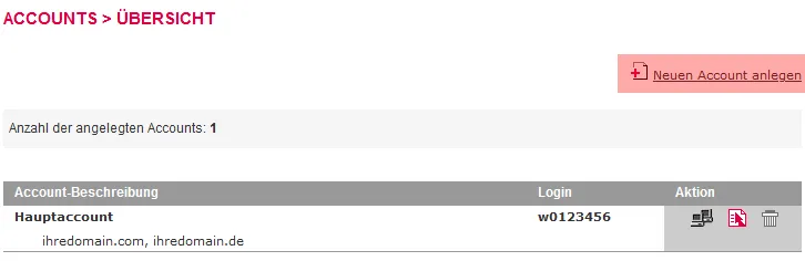 Accountübertragung - Accountverschiebung, Bild 2