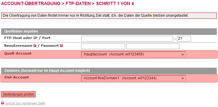 Accountübertragung - Accountverschiebung, Bild 5
