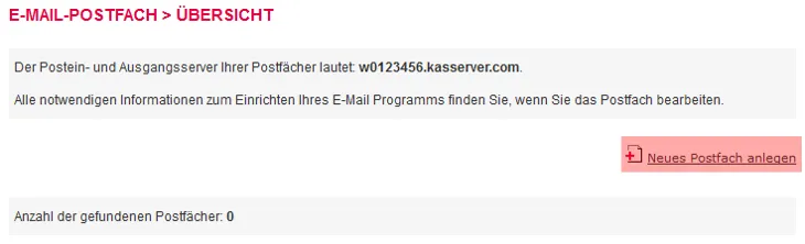 Mail-Adresse, Autoresponder, Weiterleitung - E-Mail-Konto anlegen, Bild 3