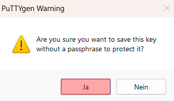 Dateiverwaltung - Verbindung mit PuTTY aufbauen (Public-Key-Verfahren), Bild 4