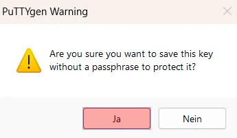 Dateiverwaltung - Verbindung mit PuTTY aufbauen (Public-Key-Verfahren), Bild 4