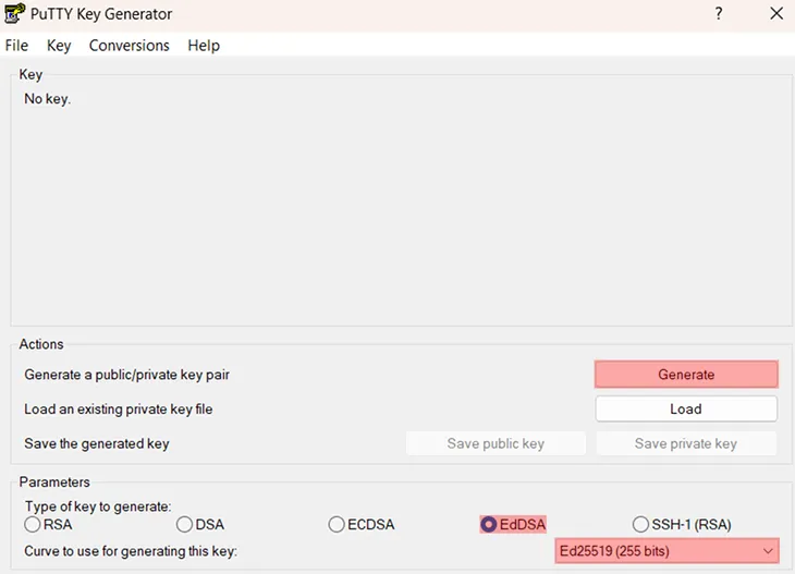 Dateiverwaltung - Verbindung mit PuTTY aufbauen (Public-Key-Verfahren), Bild 1