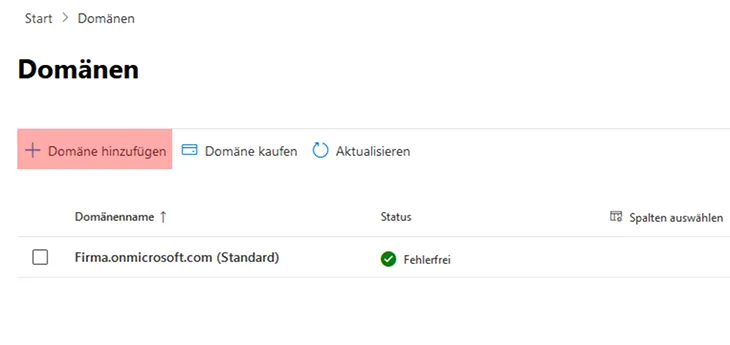 Office 365 - DNS-Einstellungen zur Nutzung von Office365, Bild 2