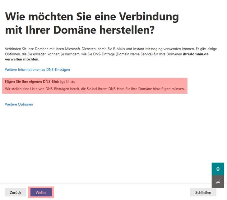Office 365 - DNS-Einstellungen zur Nutzung von Office365, Bild 8