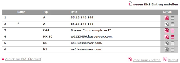 DNS-Werkzeuge - CAA-Record, Bild 3